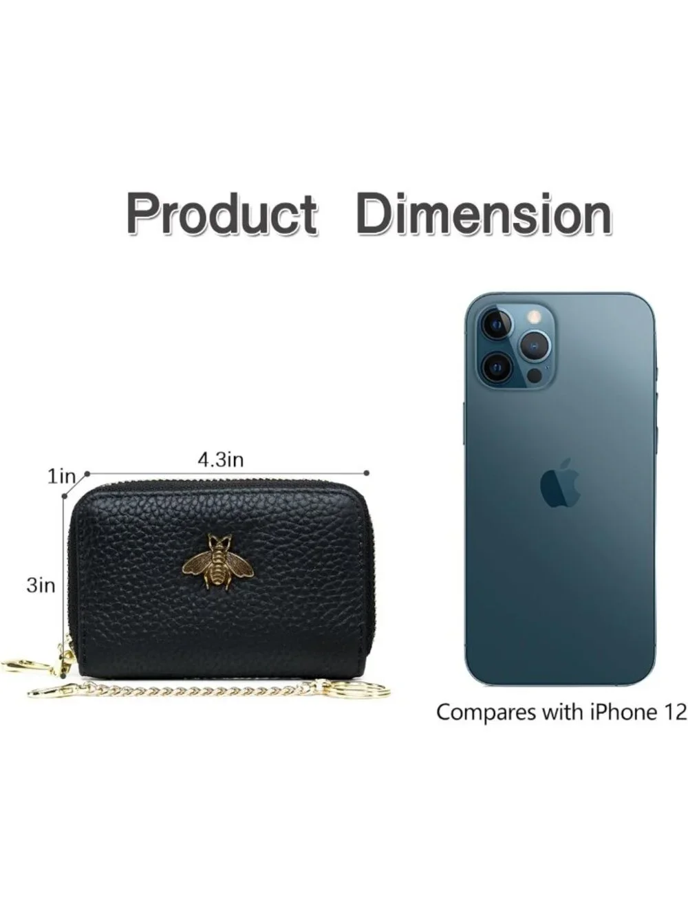 Stylish RFID Small Leather Card Wallet for Women - Secure Credit Card Holder